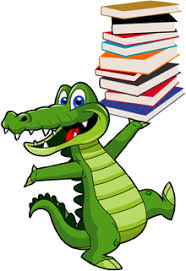 Gator and Books